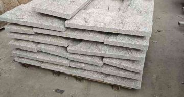 河池芝麻白蘑菇石，自然面