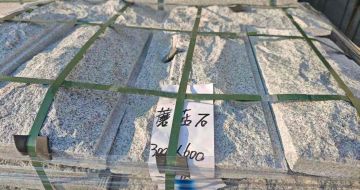 河池芝麻白蘑菇石，自然面