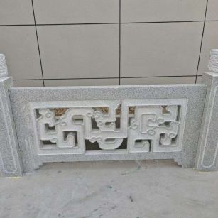 河池芝麻白河道栏杆 桥栏杆