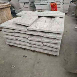 河池芝麻白蘑菇石，自然面