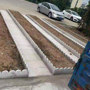 河池芝麻白花边石