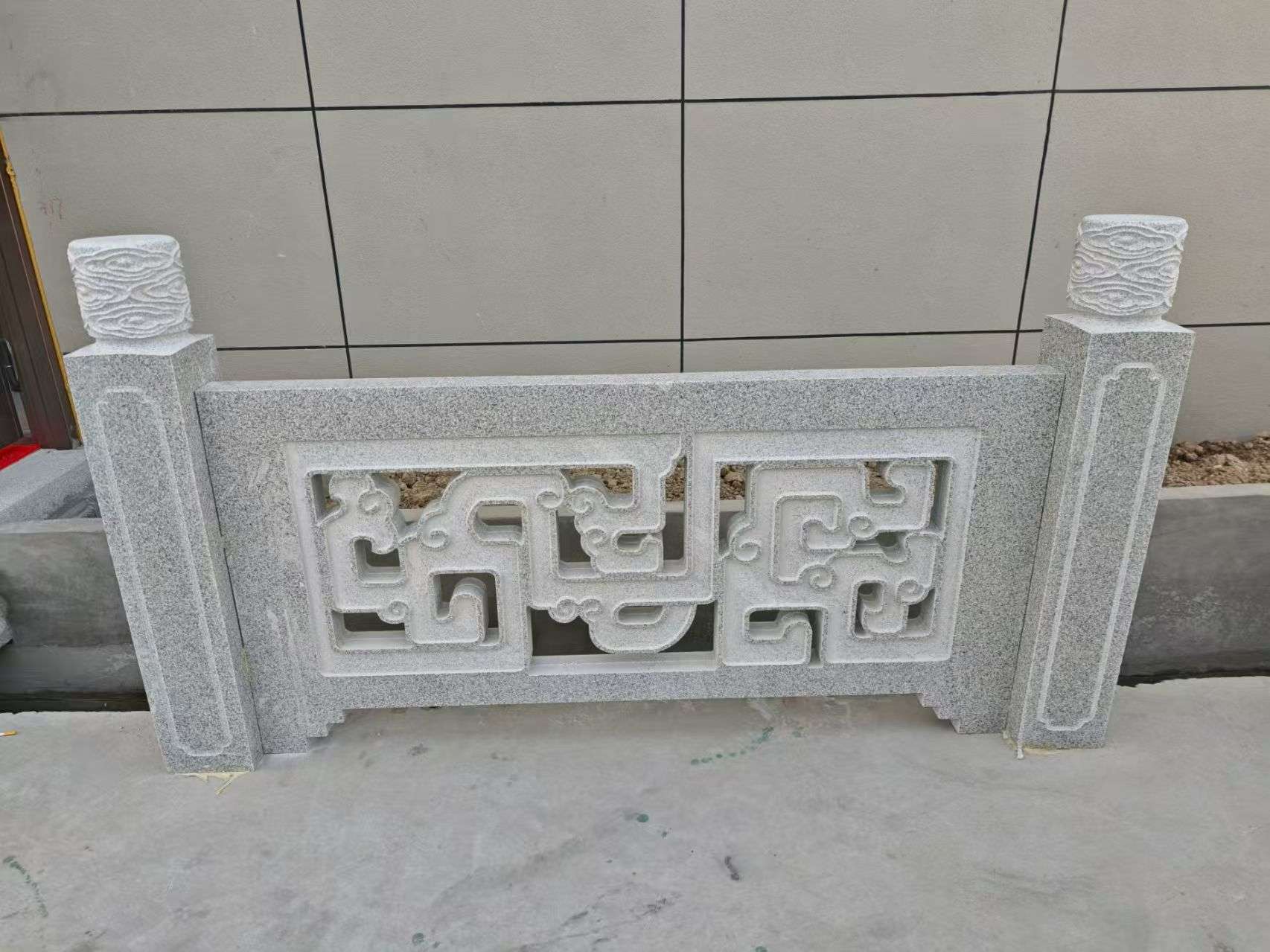 河池芝麻白河道栏杆 桥栏杆